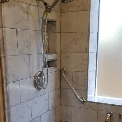 shower remodel a